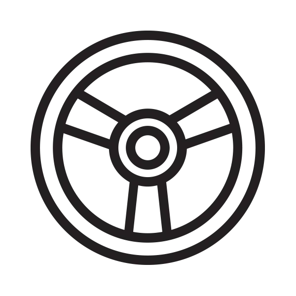 Car wheel icon