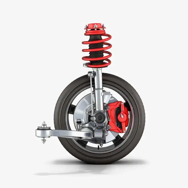 Car wheel and suspension components